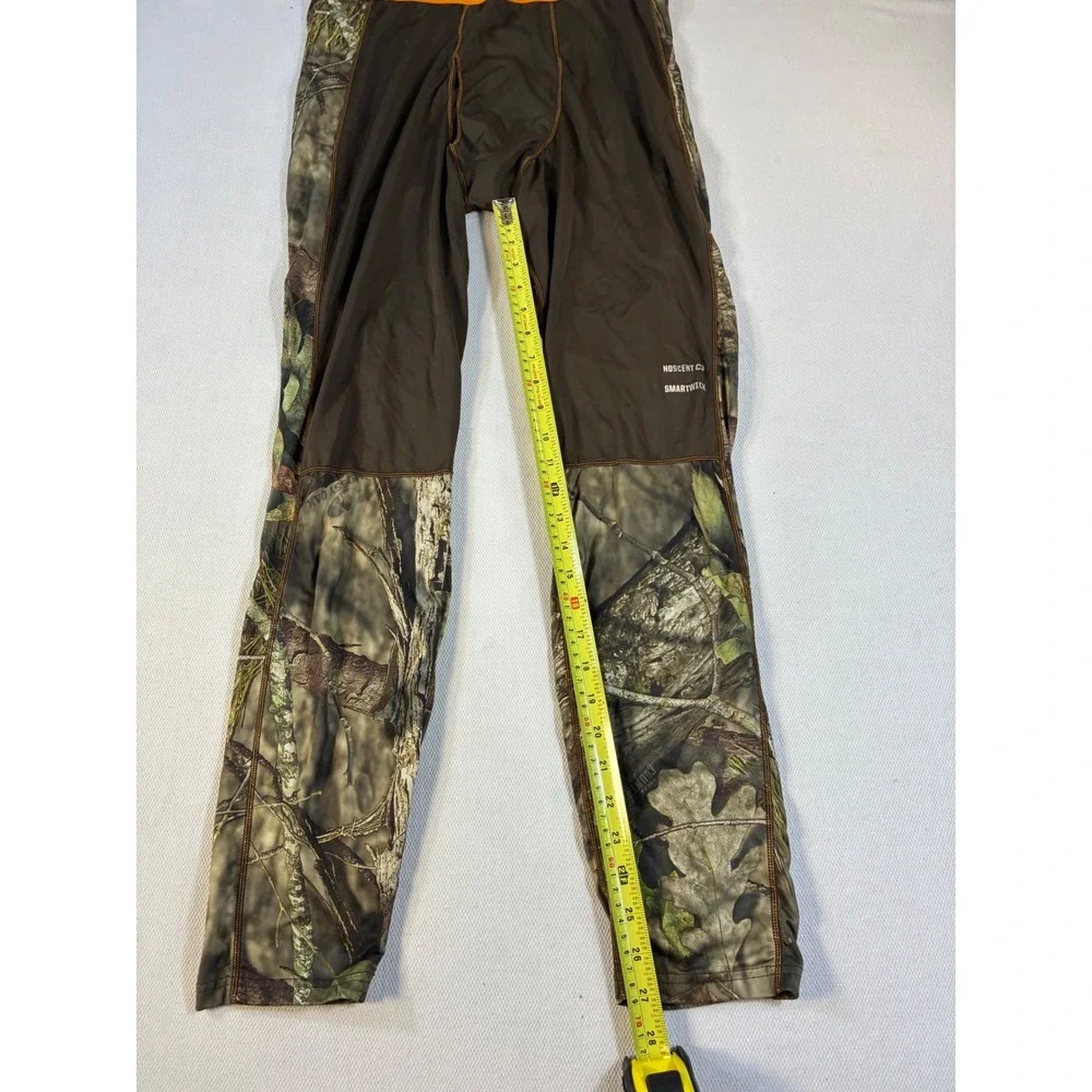 Field & Stream Mens NoScent C3 SmartWick Camo‎ Base Layer Leggings Brown LG